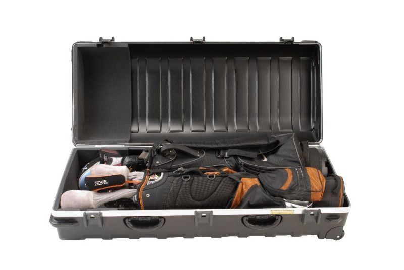 SKB Golf Reisekoffer für zwei Schlägersätze, Double ATA Travel Case, schwarz