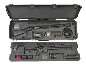 DroneCases ® 3-Gun-Koffer, geeignet für AR-15, Schrotflinte und Kurzwaffe plus Zubehör